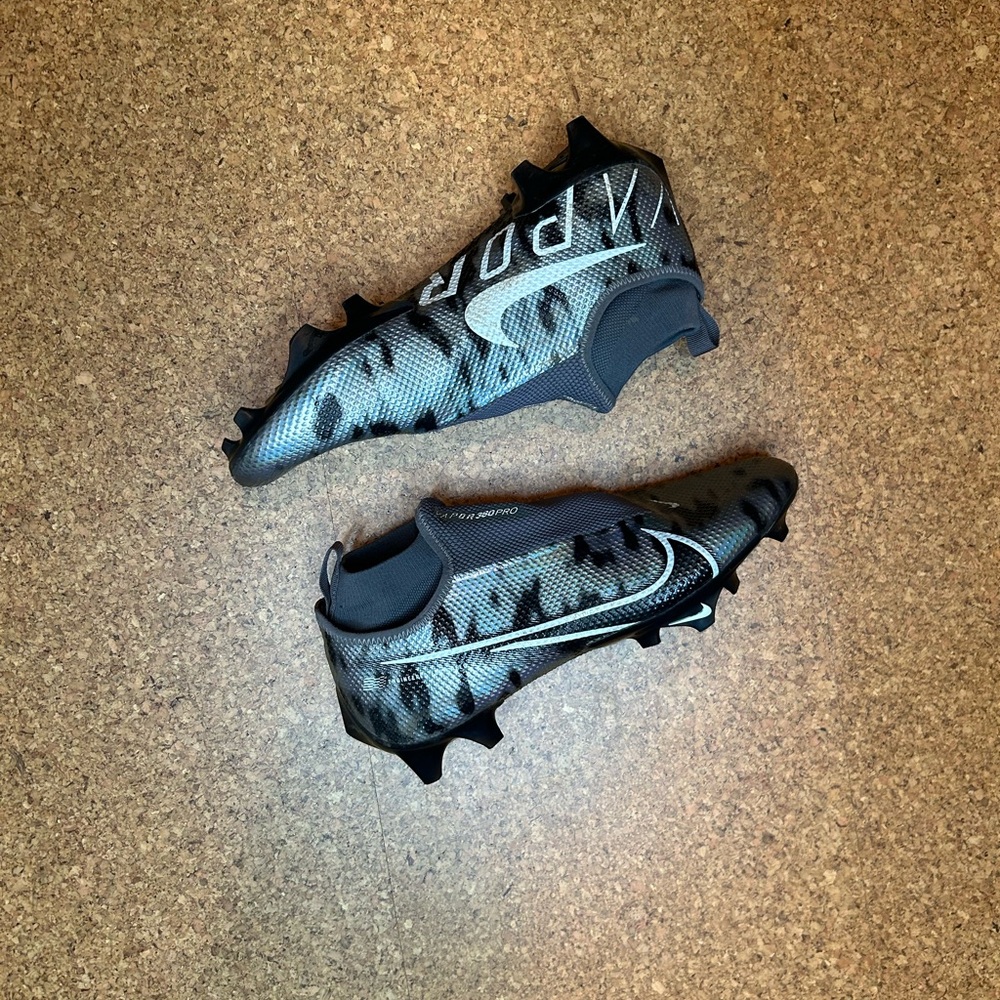 Size 10- Nike Odell Beckham Jr x Vapor Edge 360 Elite Animal Print - Black